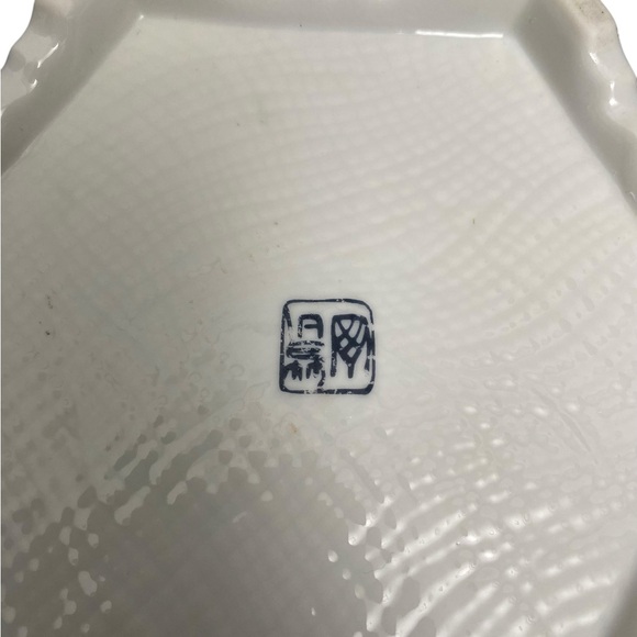 Vintage Imari Japanese Floral Hexagonal Serving Bowl China - Picture 7 of 8